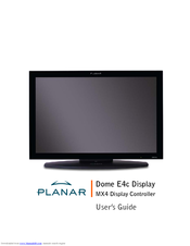 Planar Dome E4c User Manual