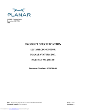 Planar LC12 Product Specification