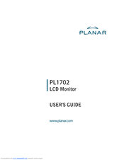 Planar PL1702 User Manual