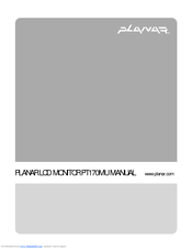 Planar PT170MU Product Manual