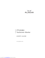 Planar PT191MU User Manual