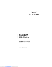 Planar PX1910M User Manual