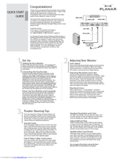 Planar PX2210MW Quick Start Manual