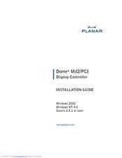 Planar Dome Md2/PCI Installation Manual