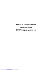 Planar DOME Md4/PCV Installation Manual