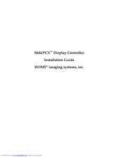 Planar DOME Md4/PCX Installation Manual