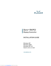 Planar RX/PCI Installation Manual