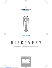 Plantronics Discovery 650e User Manual