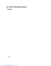 Polaroid TTM-2901L User Manual
