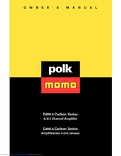 Polk Audio Momo C400.4 Owner's Manual