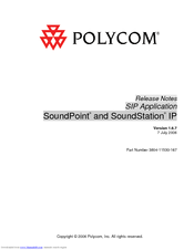 Polycom SoundStation IP 3000 Release Note