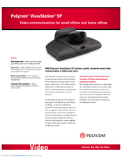 Poly Viewstation Sp Manuals Manualslib