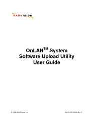 RADVision OnLAN User Manual