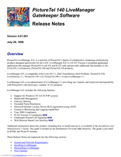 Polycom PictureTel 140 Release Note