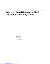 Polycom ReadiManagerSE200 Software Manual