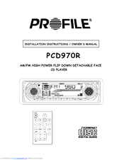 Profile PCD970R Installation Instructions & Owner's Manual