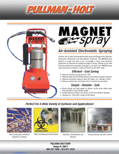 Pullman Holt MAGNETspray Specifications