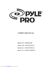 Pyle Pro PWMA920CS User Manual
