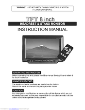 Pyle PLVHR85M Instruction Manual