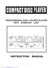 Pyle Pro PDCD3000MP Instruction Manual
