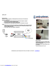 poly-planar MA-4055 Install Manual
