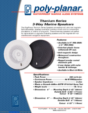 poly-planar MA-8506 Specifications