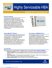 Qlogic SANblade QEM2462 Supplementary Manual