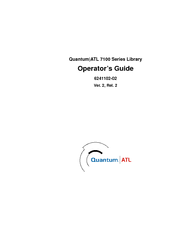 Quantum ATL 7100 Operator's Manual