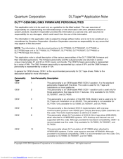Quantum DLTtape DLT 2000XT Supplementary Manual