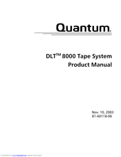Quantum DLT 8000 Product Manual