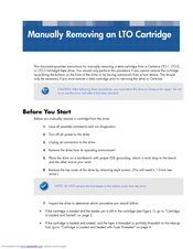 Certance LTO 1 Install Manual