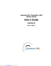 Quantum PowerStor L200 User Manual