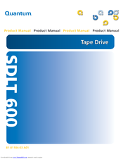 Quantum DLTtape SDLT 600 User Manual