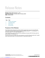 Quantum SNC 4501 Release Note