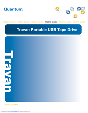Quantum Travan 20GB User Manual