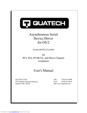 Quatech QSP-200 User Manual