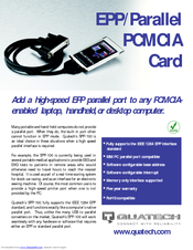 Quatech SPP-100 Specifications