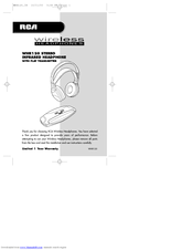 Rca WHR120 User Manual
