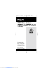 RCA WHP175 User Manual