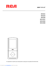 RCA Mp3 Player User Manuals Download | ManualsLib