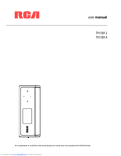 RCA TH1814 User Manual