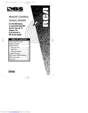RCA D940 Owner's Manual