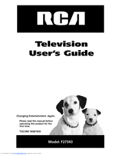 RCA F27343 User Manual