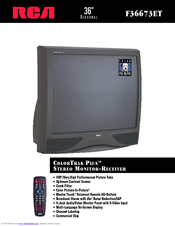RCA F36673ET Specifications