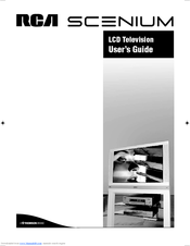 RCA Scenium LCDX2722W User Manual