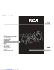Rca RS2052 User Manual