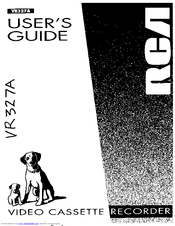 RCA VR327A User Manual