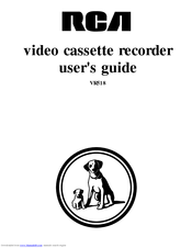 RCA VR518 User Manual