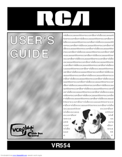 RCA VR554 User Manual
