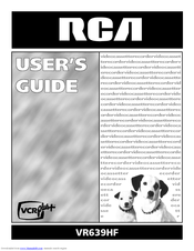 RCA VR639HF User Manual